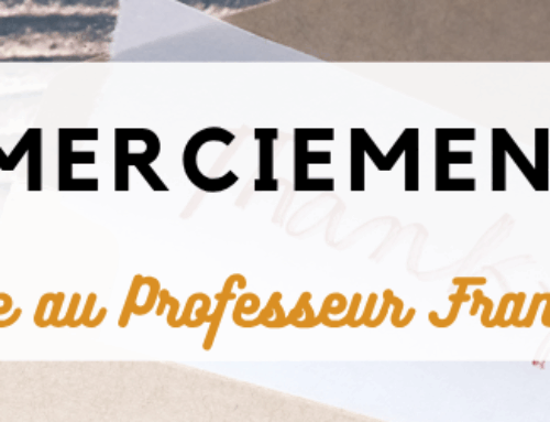 Remerciements Pr Feillet